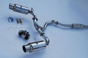 2013+ Scion FR-S Invidia N1 Dual Stainless Steel Tips Cat-back Exhaust