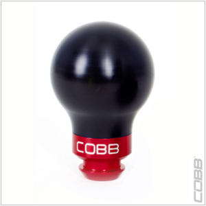 Cobb Tuning - 2003-2008 Subaru Forester Cobb 5 Speed Black w/Red Base Shift Knob - Image 1