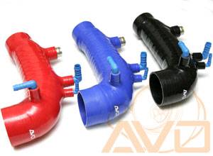 AVO - 2009-2013 Subaru Forester XT AVO Silicone Turbo Inlet Pipe 3" Outlet - Red - Image 2