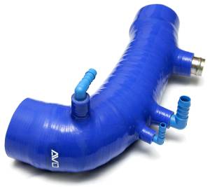 AVO - 2009-2013 Subaru Forester XT AVO Silicone Turbo Inlet Pipe 3" Outlet - Blue - Image 1