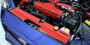 Perrin - 2015+ Subaru WRX and STI Perrin Radiator Shroud - Red - Image 4