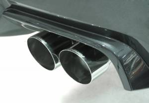 Perrin - 2015 Subaru WRX and STI Perrin Quad Tip 304 Stainless Steel Cat-Back Non-Resonated Exhaust - Image 9