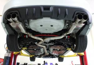 Perrin - 2015 Subaru WRX and STI Perrin Quad Tip 304 Stainless Steel Cat-Back Non-Resonated Exhaust - Image 11