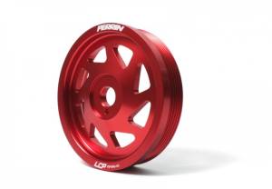 Perrin - 2015+ Subaru WRX (FA/FB Engine) Perrin Lightweight Crank Pulley - Red - Image 2