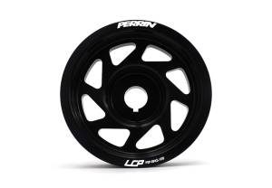 Perrin - 2015+ Subaru WRX (EJ Engine) Perrin Lightweight Crank Pulley - Black - Image 4
