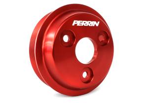 Perrin - 2015+ Subaru WRX Perrin Lightweight Water Pump Pulley - Red - Image 1