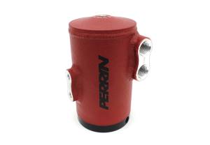 Perrin - 2011-2014 Subaru WRX and STI (w/FMIC) Perrin Air Oil Separater - Red - Image 2