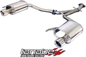 Tanabe - 2006-2013 Lexus IS 350 Tanabe Medallion Touring Dual Muffler Rear Section Exhaust - Image 1