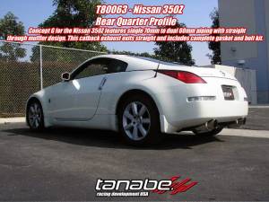 Tanabe - 2003-2006 Nissan 350Z Tanabe Concept G Dual Muffler Catback Exhaust - Image 2
