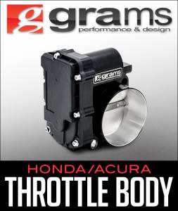 Grams Performance - 2006-2011 Honda Civic Si Grams Performance 72mm Billet Throttle Body (Blk Series) Cars w/ Drive by Wire - Image 2