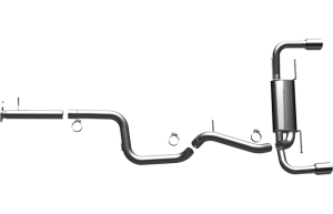 2010-2013 MazdaSpeed 3 MagnaFlow Stainless Cat-Back Exhaust System