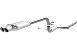 Magnaflow - 2011-2014 Volkswagen Jetta 2.0L MagnaFlow Touring Series Stainless Cat-Back Exhaust System - Image 1
