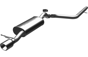 Magnaflow - 1999-2005 Audi TT 1.8T FWD MagnaFlow Touring Series Stainless Cat-Back Exhaust System - Image 1