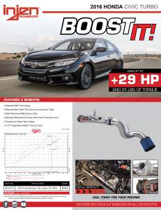 Injen - 2016+ Honda Civic 1.5T Injen Cold Air Intake - Polished - Image 4