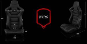 Braum - Braum Elite Series Racing Seats (Black Stitching) ?? Pair - Image 5