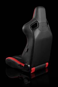 Braum - Braum Elite Series Racing Seats (Black and Red) ?? Pair - Image 3
