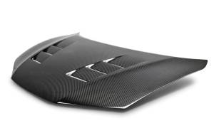 Seibon - 2014-2015 Honda Civic Coupe Seibon Carbon Fiber Hood - TS Style - Image 2