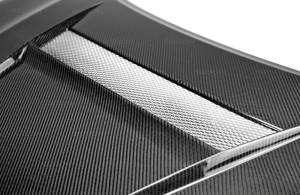 Seibon - 2014-2015 Honda Civic Coupe Seibon Carbon Fiber Hood - VSII Style - Image 3