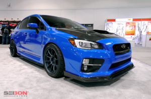 Seibon - 2015+ Subaru WRX and STI Seibon Carbon Fiber Front Lip - MB3 Style - Image 4