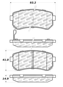 SELCT BRK PAD W/HDWR 305.11570