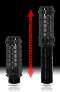 NRG Innovations - NRG Innovations Collector Series Black "Stealth" Style Adjustable Shift Knob - M10 x 1.25 - Image 2