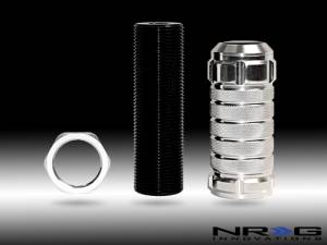 NRG Innovations - NRG Innovations Collector Series Silver "Stealth" Style Adjustable Shift Knob - M10 x 1.50 - Image 1
