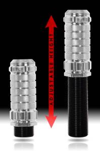 NRG Innovations - NRG Innovations Collector Series Silver "Stealth" Style Adjustable Shift Knob - M10 x 1.50 - Image 2