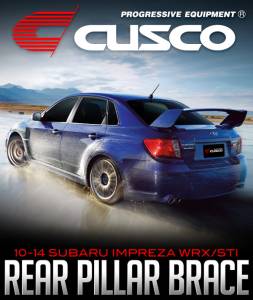 Cusco - 2011-2014 Subaru WRX and STI Sedan Cusco Power Brace Rear Pillar - Image 2