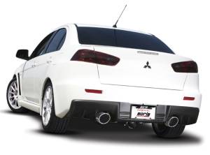 Borla - 2008-2014 Mitsubishi Evolution X Borla Cat-Back S-Type Exhaust - Image 2