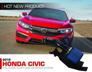 Injen - 2016+ Honda Civic 1.5T Injen SP Short Ram Intake (Black) - Image 2