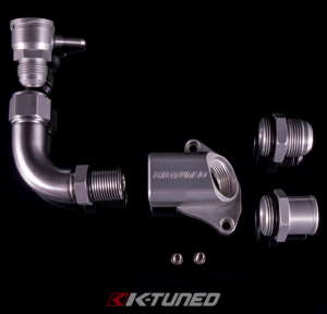 K-Tuned - 1997-2001 Acura Integra Type-R K-Tuned B16/B18C5 (Type R) Upper Coolant Housing - 16AN Fitting - Image 3