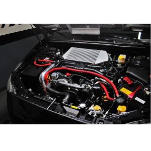 Mishimoto - 2015+ Subaru WRX Mishimoto Performance Top-Mount Intercooler and Charge-Pipe System - Black Pipe/Silver Cooler - Image 3