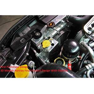 Mishimoto - 2015+ Subaru WRX and STI Mishimoto Aluminum Coolant Overflow Tank - Black - Image 5
