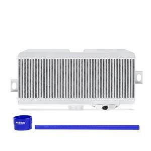 2015+ Subaru STI Mishimoto Top-Mount Intercooler - Silver Cooler/Blue Hoses