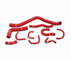 1988-1991 Honda Civic Silicone Radiator Hose Kit - Red
