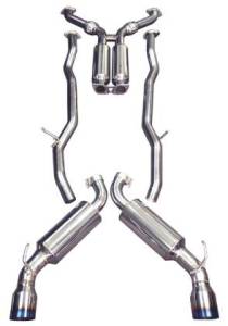 Injen - 2003-2008 Nissan 350Z Injen SES Dual 60mm S.S. Cat-Back Exhaust System - Image 2