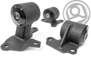 1994-1997 Honda Accord DX/LX Conversion Engine Mount Kit, Steel, black, 95A DK RED, Bushing