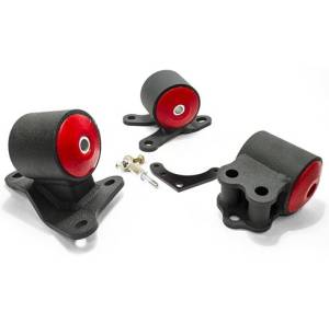 1992-1995 Honda Civic Innovative Steel Conversion Engine Mount Kit (B-Series/Man/Hydro 2 Cable) - 75A BLK