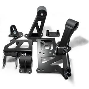 1994-2001 Acura Integra Innovative Conversion Engine Mount Kit, Steel, black, 75A BLK, Bushing
