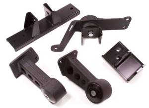 2000-2009 Honda S2000 Innovative Conversion Mount Kit, Steel (K20/Manual/Adapter Plate) - 75A BLK (Black)