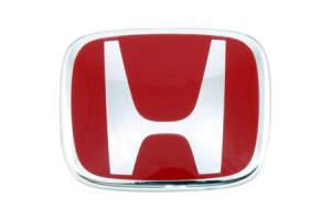 Honda (JDM) - 2011-2016 Honda CR-Z JDM Red H Badges (Front and Rear) - Image 2