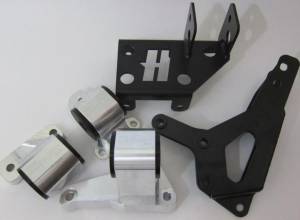 1992 - 1995 Honda Civic / 1994 - 1997 Honda Del Sol / 1994 - 2001 Integra Engine Mount Kit with rear engine bracket For F or H series engine - Extreme