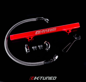 K-Tuned - 2002-2006 Acura RSX Fuel Line Kit (Center Feed) - Blue - Image 1