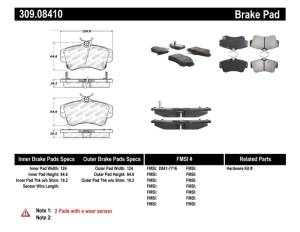 Sprt Brk Pad W/Hdwr 309.08410