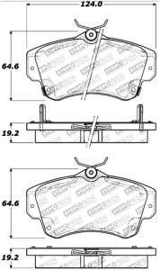 StopTech - Sprt Brk Pad W/Hdwr 309.08410 - Image 2