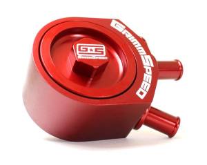 2011-2014 Subaru STI GrimmSpeed Air/Oil Separator - Red