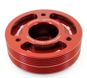 2011-2014 Subaru WRX and STI GrimmSpeed Lightweight Crank Pulley - Red