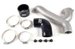 2008-2010 Subaru STI GrimmSpeed Top Mount Intercooler Aluminum Y-Pipe Kit - Black