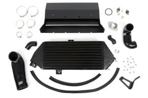 GrimmSpeed - 2008-2010 Subaru WRX GrimmSpeed Top Mount Intercooler Kit - Black - Image 1