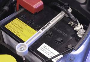 Perrin - 2015+ Subaru WRX and STI Perrin Battery Tie Down - Silver - Image 5
